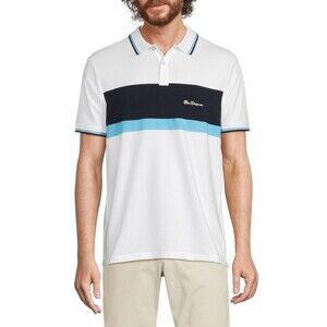Ben Sherman Striped Logo Polo NWT Lg